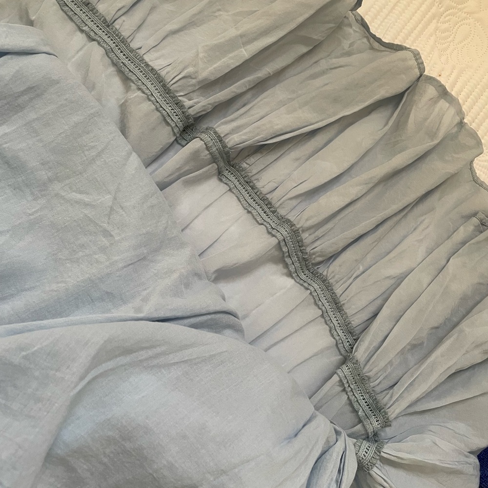 Free people sunbeam blue flowy dress - Picture 8 of 11